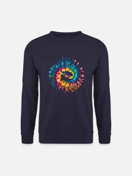Zebrahaj og hvidtippet revhaj - Unisex sweater - marineblå