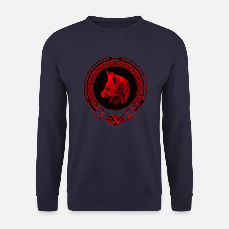 Fuchs keltisches Zodiac - Unisex Pullover - Navy