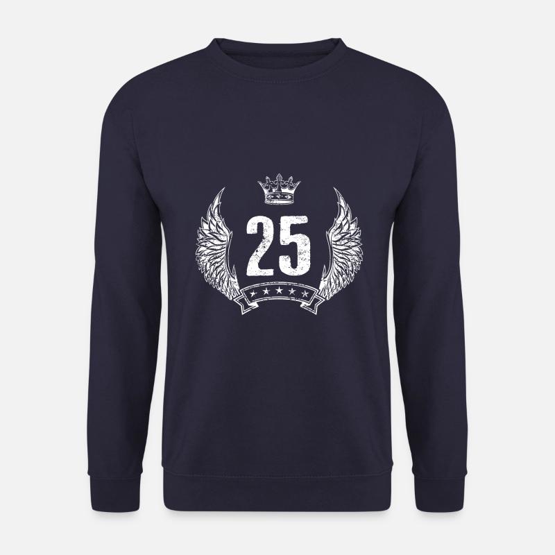 25 Zahl Krone - Unisex Pullover - Navy
