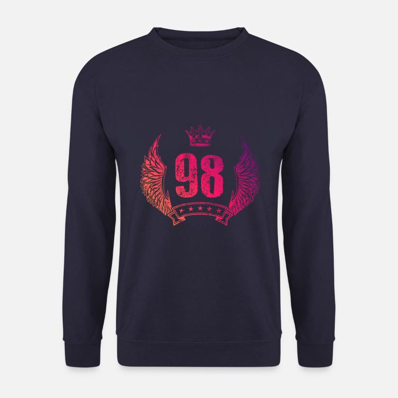 98 Zahl Krone - Unisex Pullover - Navy