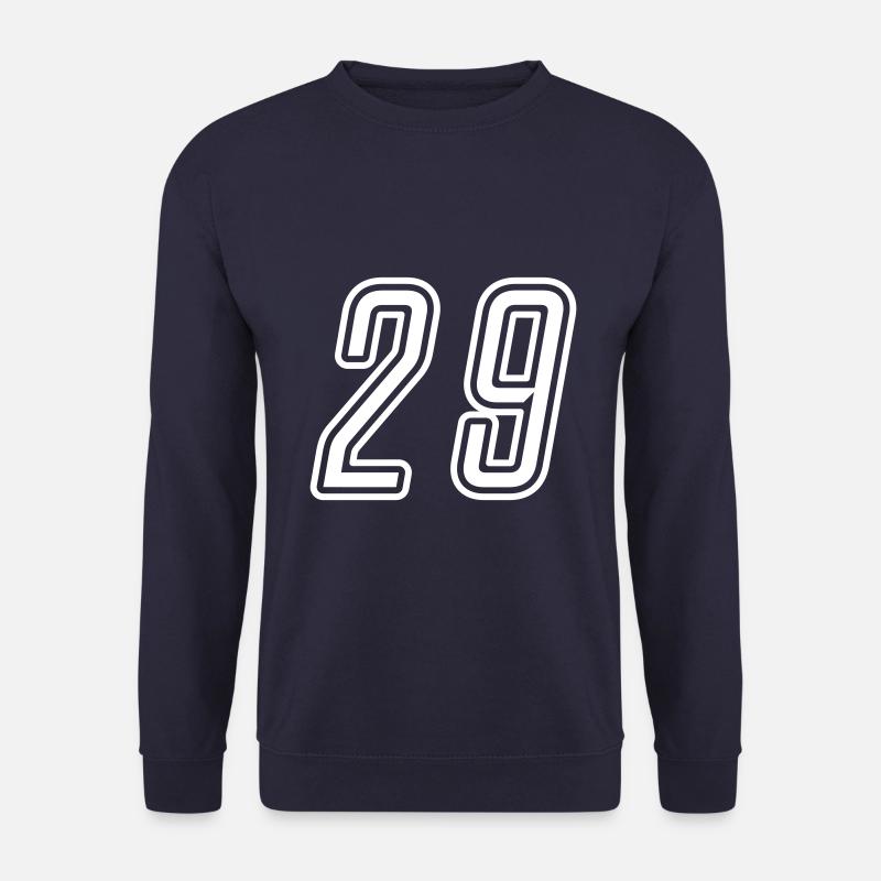 29 Numéro de numéro - Sweat-shirt Unisexe - marine