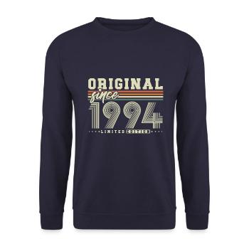 Original depuis 1994 Edition limitée - Sweat-shirt Unisexe - marine - Devant - Alina (178cm) & Michal (187cm)