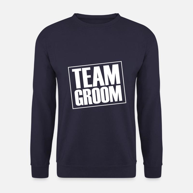 Team Groom Wedding Saying - Unisex Sweatshirt - navy