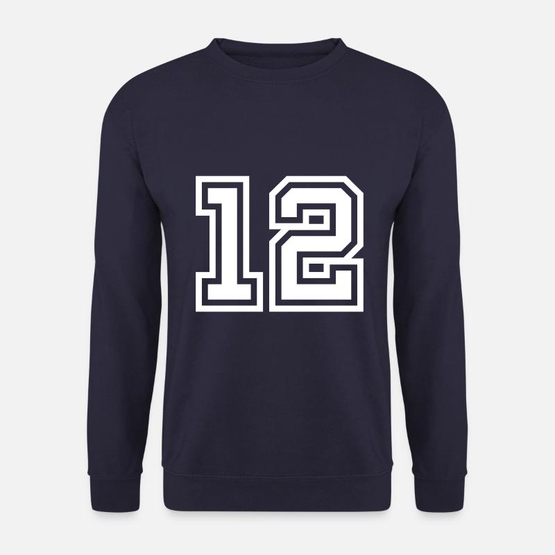 Symbole de 12 chiffres - Sweat-shirt Unisexe - marine