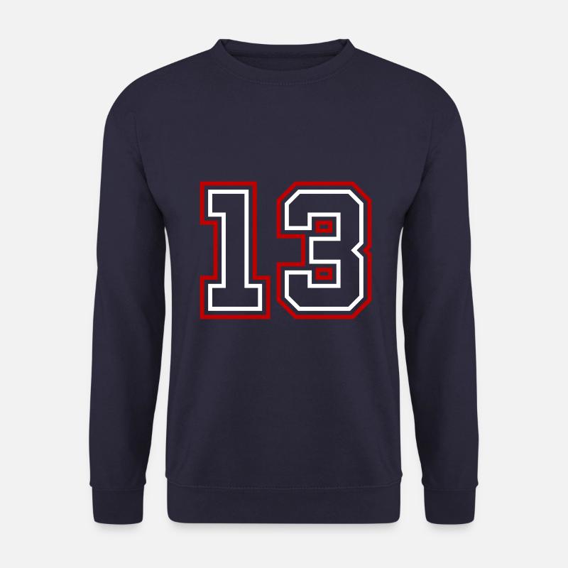 13 Zahl nummer - Unisex Pullover - Navy