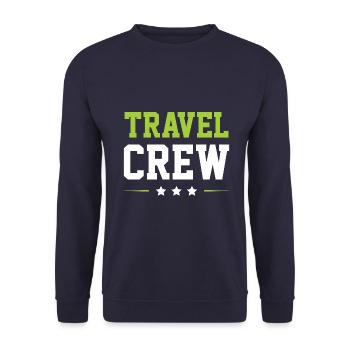Travel Crew - Unisex Pullover - Navy - Vorne - Alina (178cm) & Michal (187cm)
