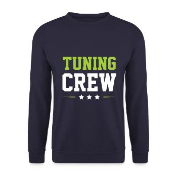 Équipe de réglage - Sweat-shirt Unisexe - marine - Devant - Alina (178cm) & Michal (187cm)