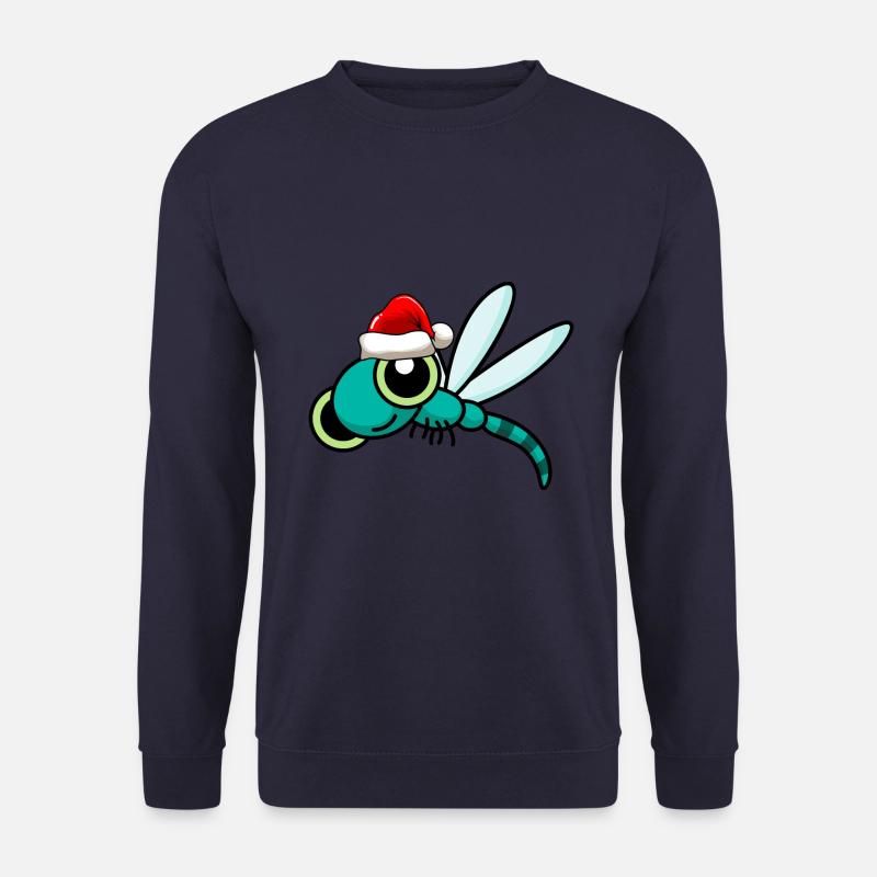 Dragonfly Christmas dragonfly - Unisex Sweatshirt - navy