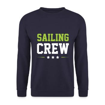 Sailing Crew - Unisex Pullover - Navy - Vorne - Alina (178cm) & Michal (187cm)
