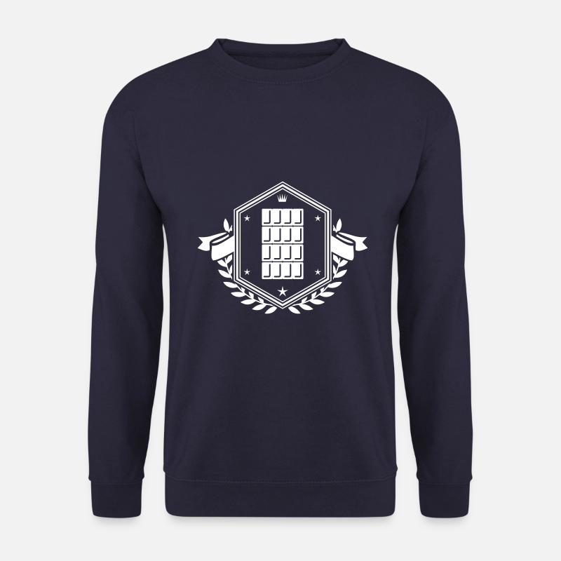 Chocolate Icon Symbol - Unisex Sweatshirt - navy