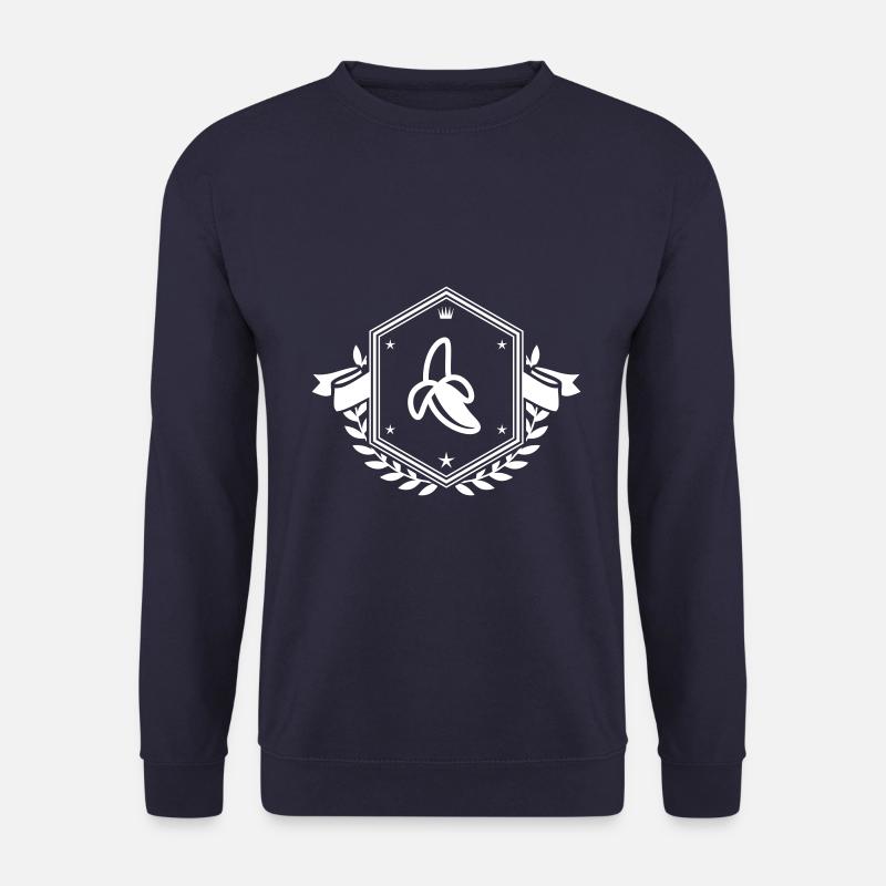 Banane schild - Unisex Pullover - Navy