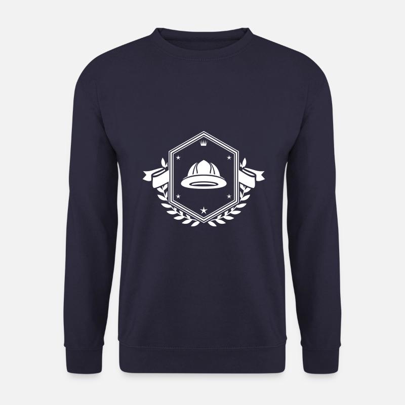 Feuerwehrhelm Wappen - Unisex Pullover - Navy