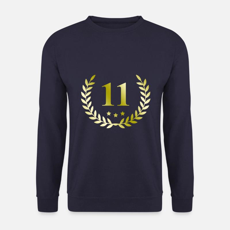 11 Number wreath - Unisex Sweatshirt - navy