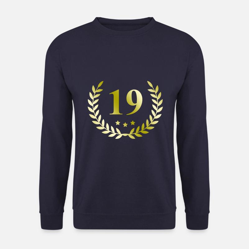 19 Couronne numérique - Sweat-shirt Unisexe - marine