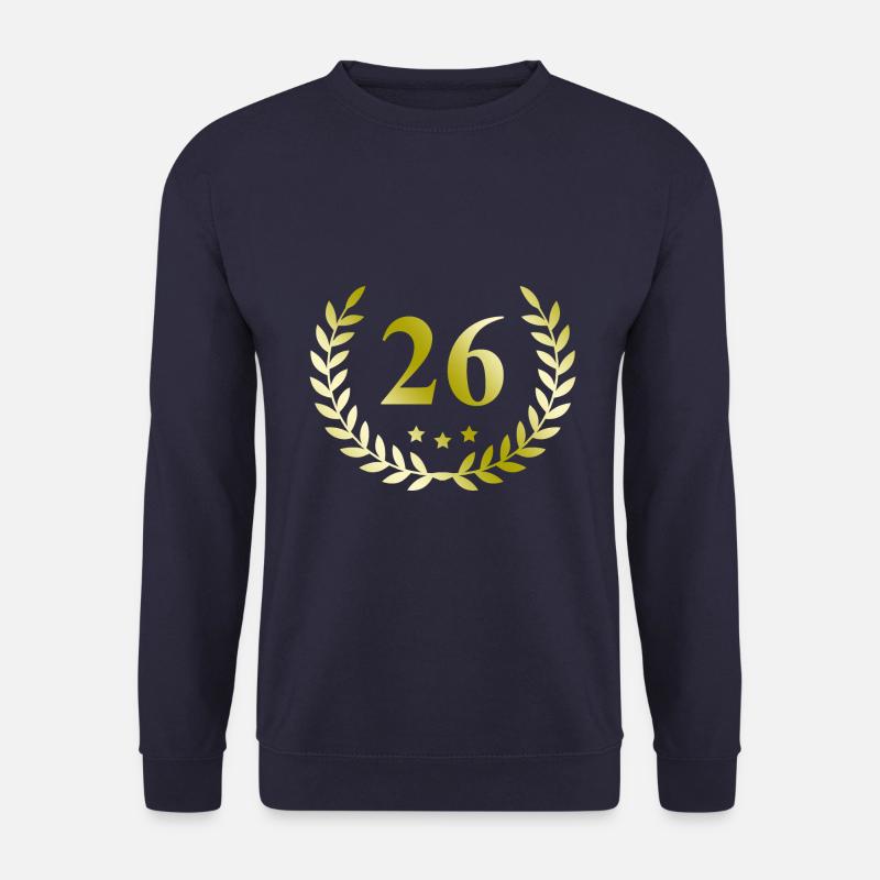 26 Number wreath - Unisex Sweatshirt - navy