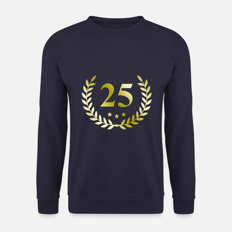 25 Zahl Kranz - Unisex Pullover - Navy