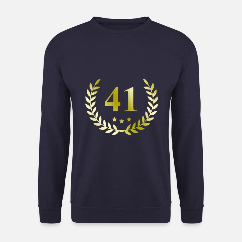 41 Number wreath - Unisex Sweatshirt - navy