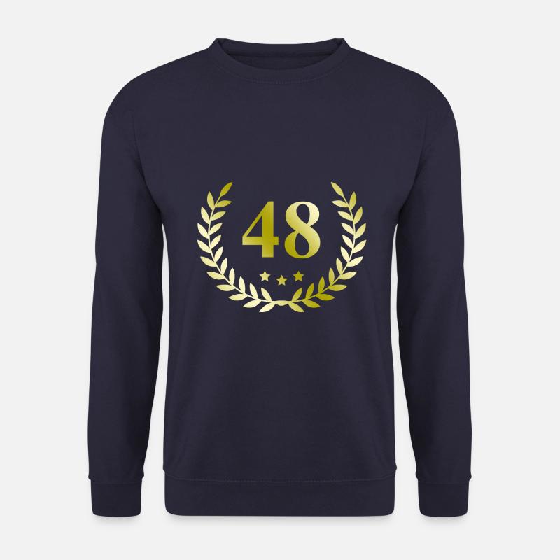 48 Zahl Kranz - Unisex Pullover - Navy