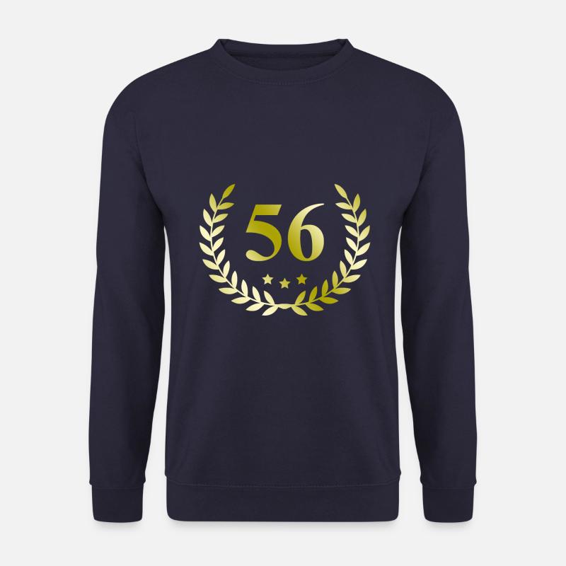 56 Zahl Kranz - Unisex Pullover - Navy