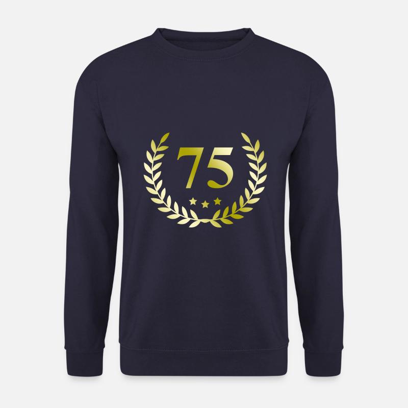 75 Couronne numérique - Sweat-shirt Unisexe - marine