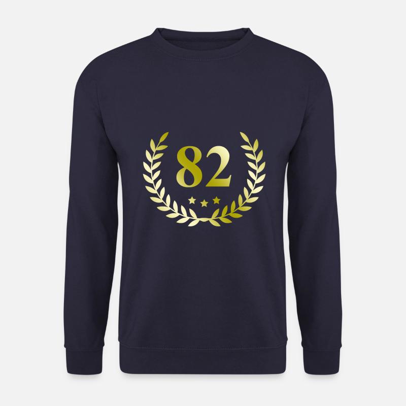 82 Number wreath - Unisex Sweatshirt - navy