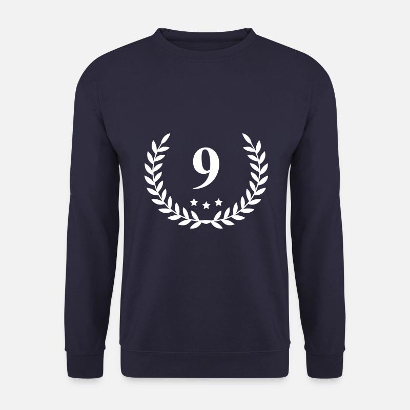 9 Couronne de chiffres - Sweat-shirt Unisexe - marine