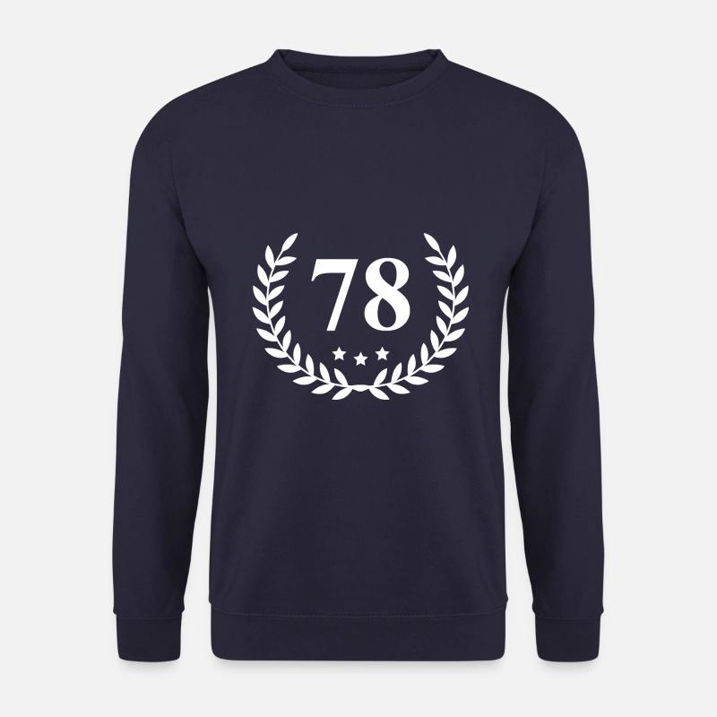 78 Couronne numérique - Sweat-shirt Unisexe - marine