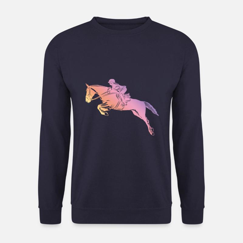 Pferdereiten Frauen - Unisex Pullover - Navy