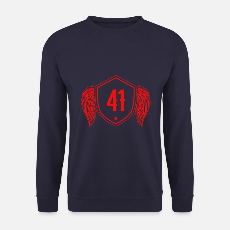 41 Zahl Wappen - Unisex Pullover - Navy