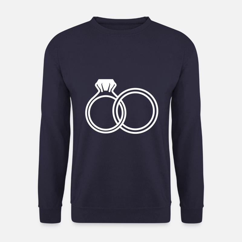 Eheringe symbol - Unisex Pullover - Navy