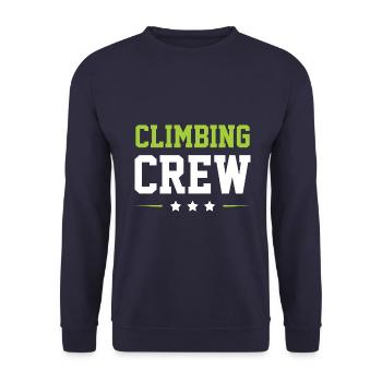 Climbing Crew - Unisex Pullover - Navy - Vorne - Alina (178cm) & Michal (187cm)