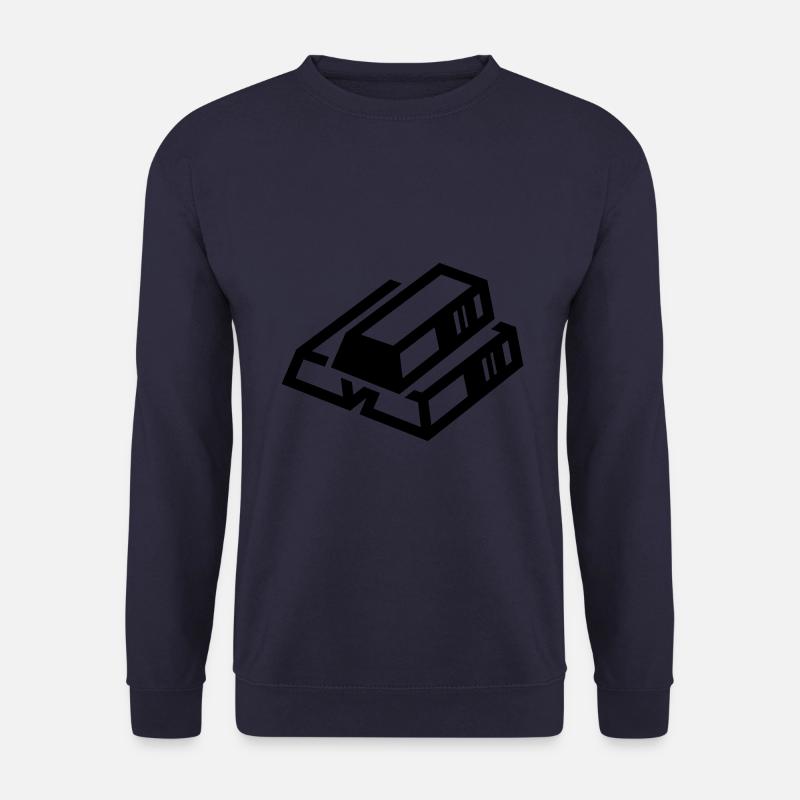 Gold Silhouette icon - Unisex Sweatshirt - navy