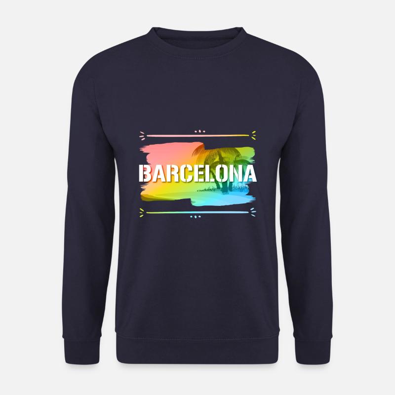 Barcelona - Unisex Pullover - Navy