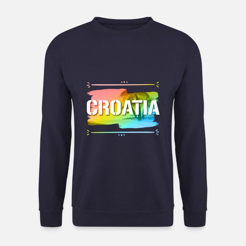 Croatia - Unisex Pullover - Navy