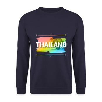 Thaïlande - Sweat-shirt Unisexe - marine - Devant - Alina (178cm) & Michal (187cm)