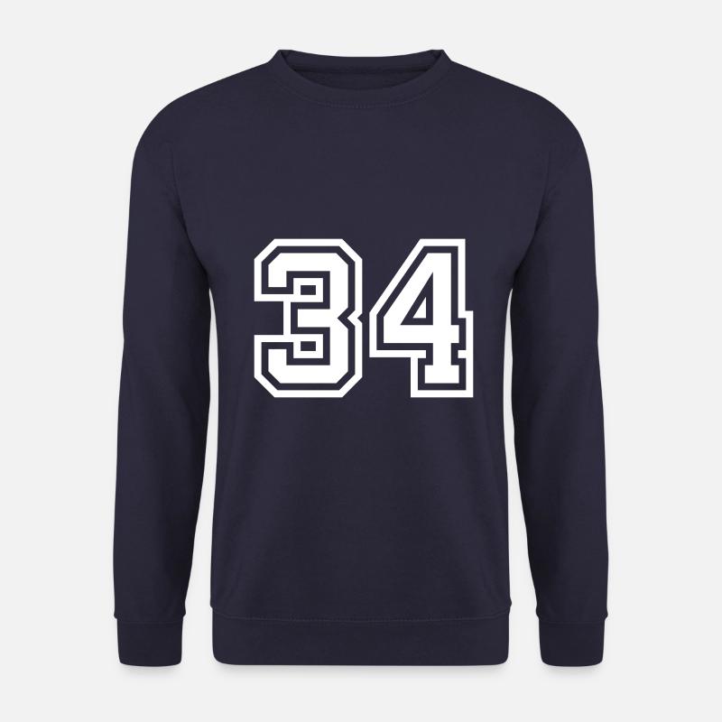 34 Zahl symbol - Unisex Pullover - Navy