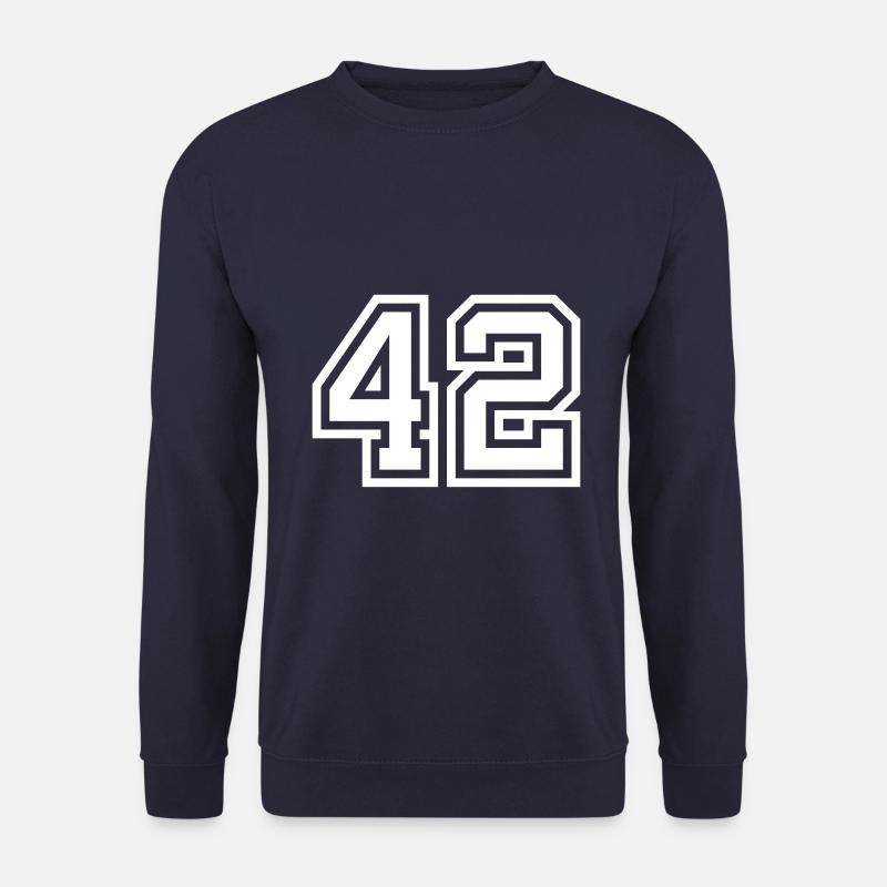 42 Zahl symbol - Unisex Pullover - Navy