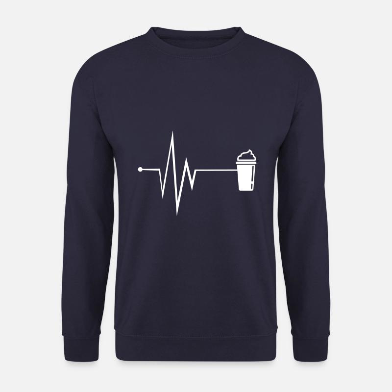 Kaffee Icon Puls - Unisex Pullover - Navy