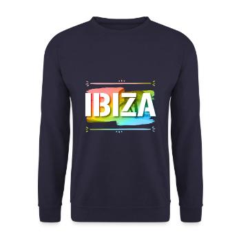 Ibiza - Sweat-shirt Unisexe - marine - Devant - Alina (178cm) & Michal (187cm)