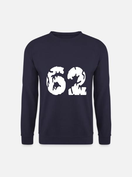 Maillot 62 Numéro - Sweat-shirt Unisexe - marine