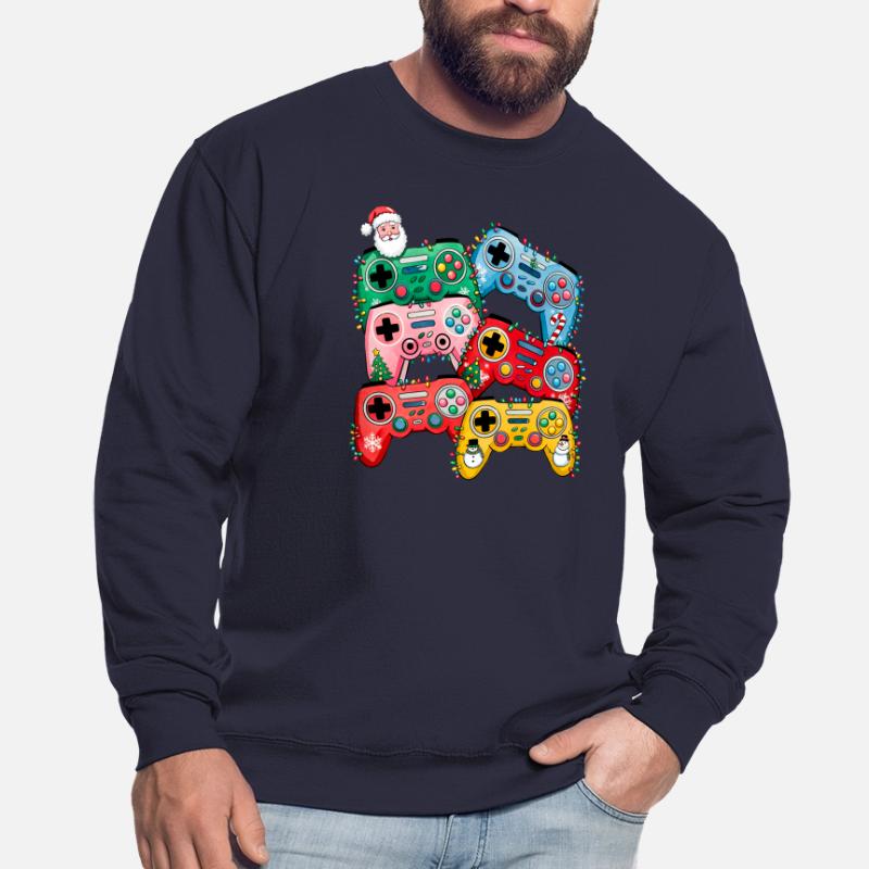 Christmas Game Controller Unisex Pullover