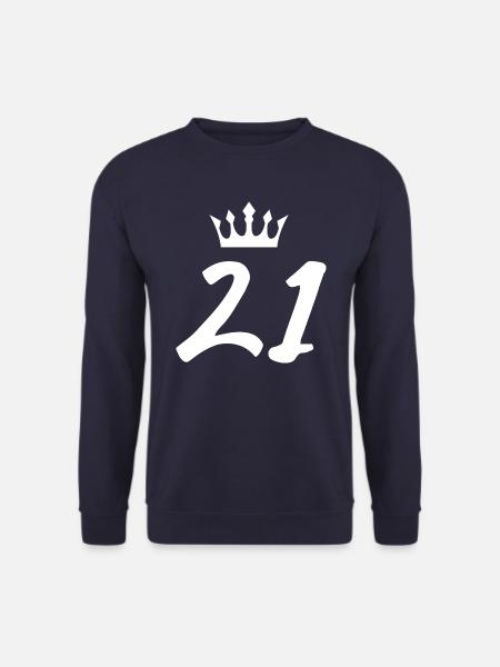 21 Number crown - Unisex Sweatshirt - navy