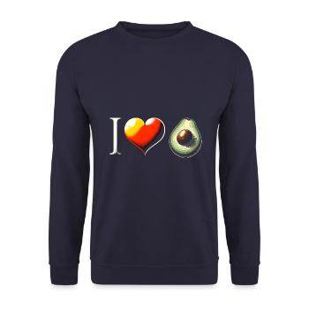 Avocado - Unisex Pullover - Navy - Vorne - Alina (178cm) & Michal (187cm)