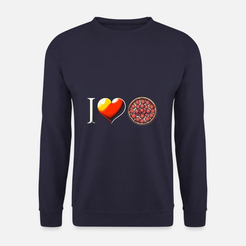 Pizza - Unisex Sweatshirt - navy
