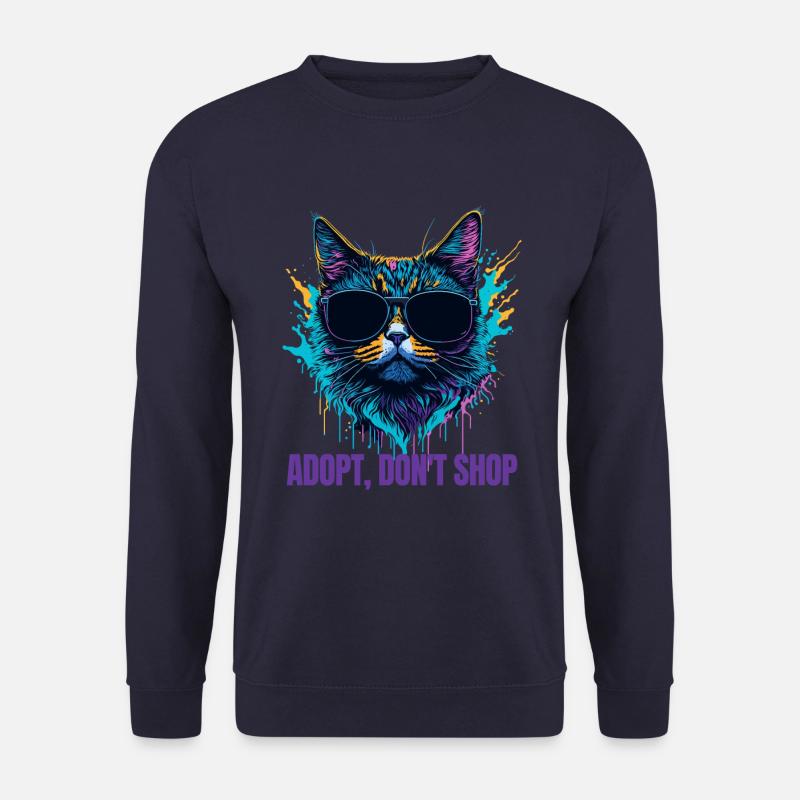 Katzen-Retter-Design - Unisex Pullover - Navy