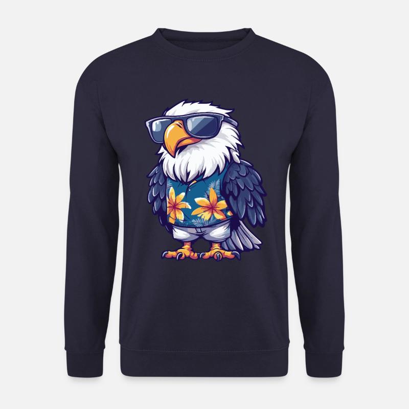 Eagle Comic Funny Summer - Unisex Sweatshirt - navy