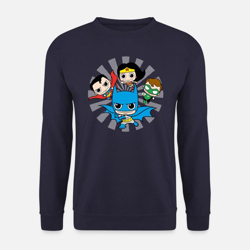 DC Comics Originals Chibis - Unisex Pullover - Navy