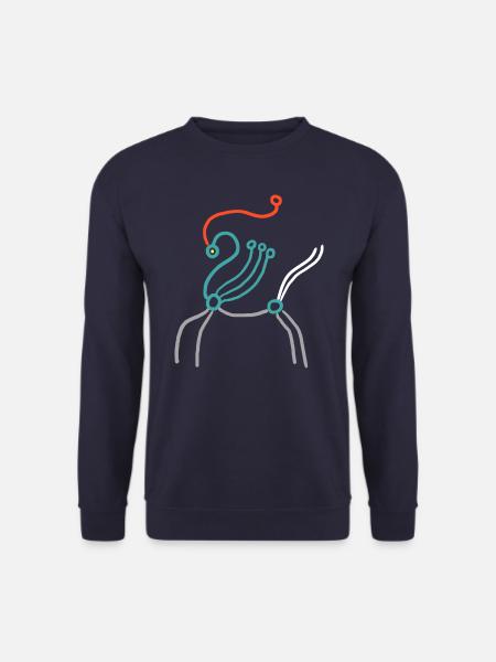 Horse Avatar - Unisex Sweatshirt - navy