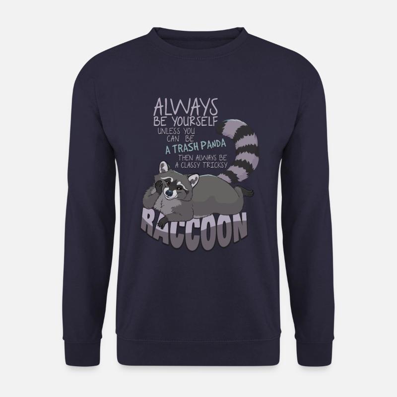 Sei immer du selbst sei Waschbär - Unisex Pullover - Navy