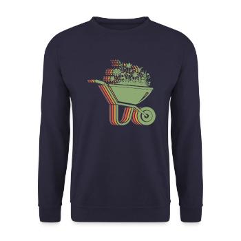 Fleuriste de jardin Jardinier amateur Jardinier pour hommes - Sweat-shirt Unisexe - marine - Devant - Alina (178cm) & Michal (187cm)